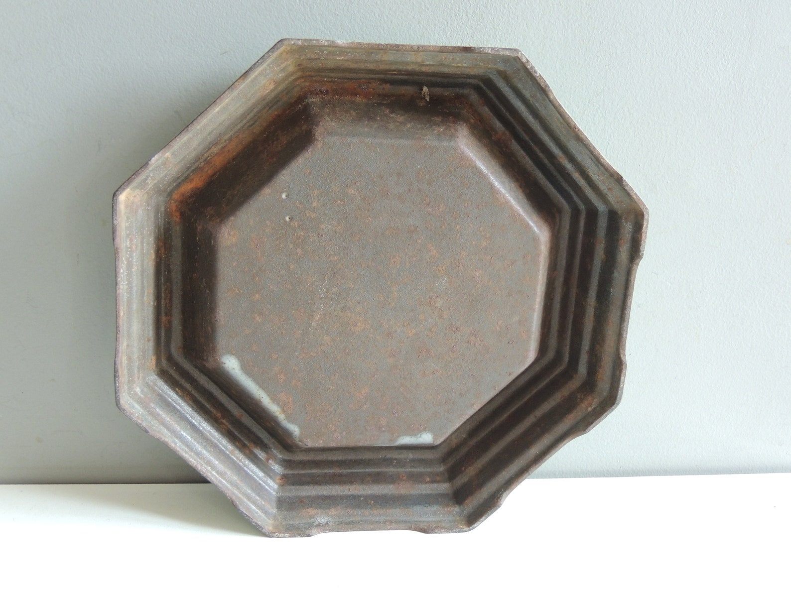 Original und alte große große achteckige Metall-Schneidwerk | Etsy