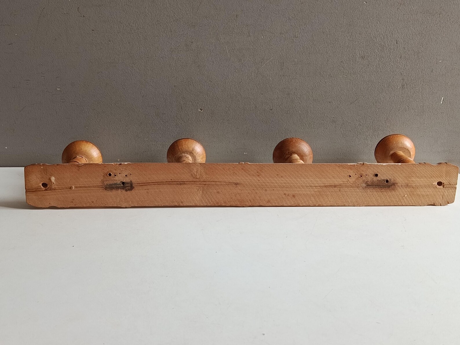 Hat Rack Old French Antique Coat Hanger Hat Rack Vintage With 4 Hooks Patina Wood ...
