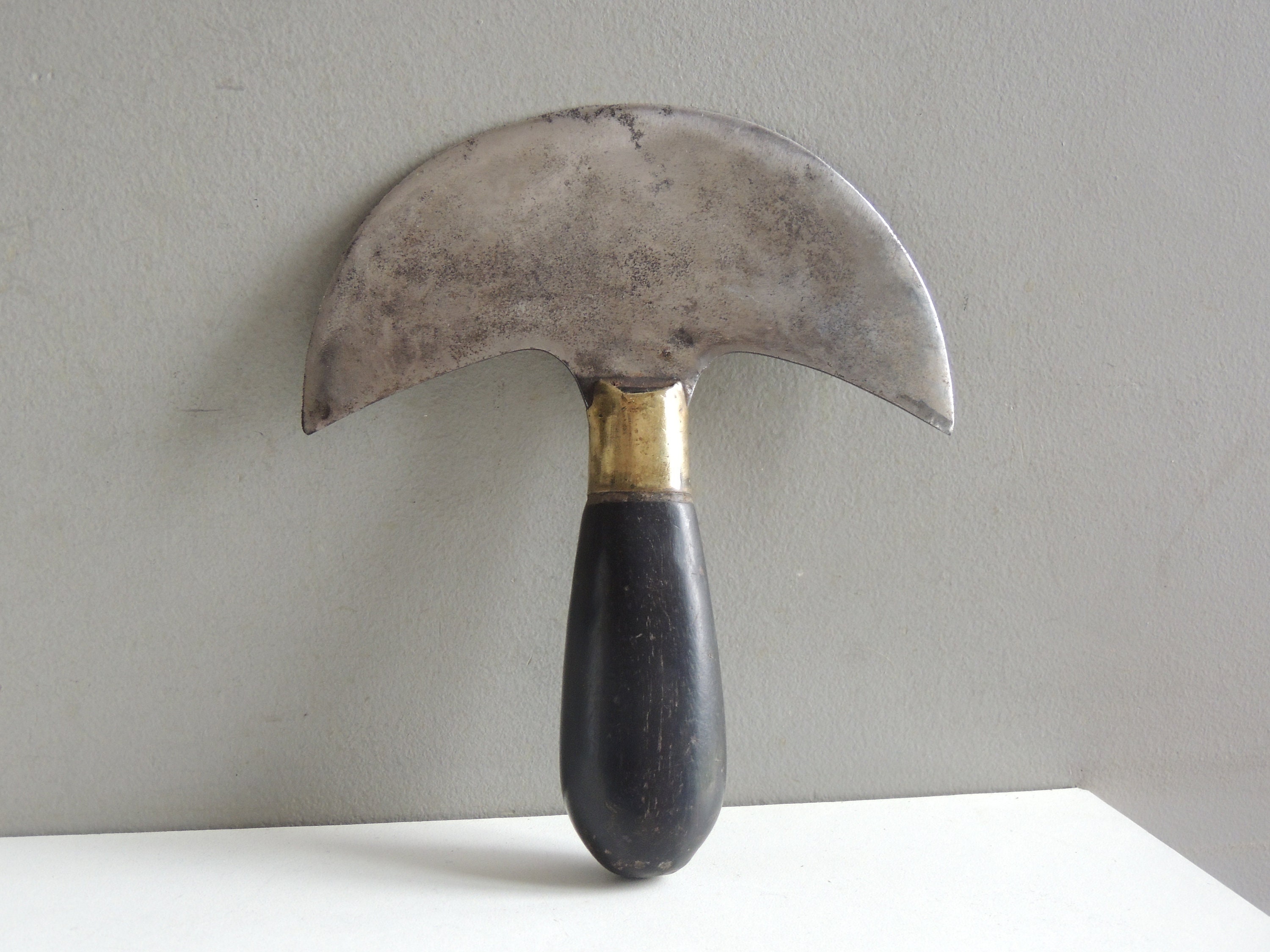 Antique French Half Moon Knife Blanchard Foot Knife / Leather Etsy