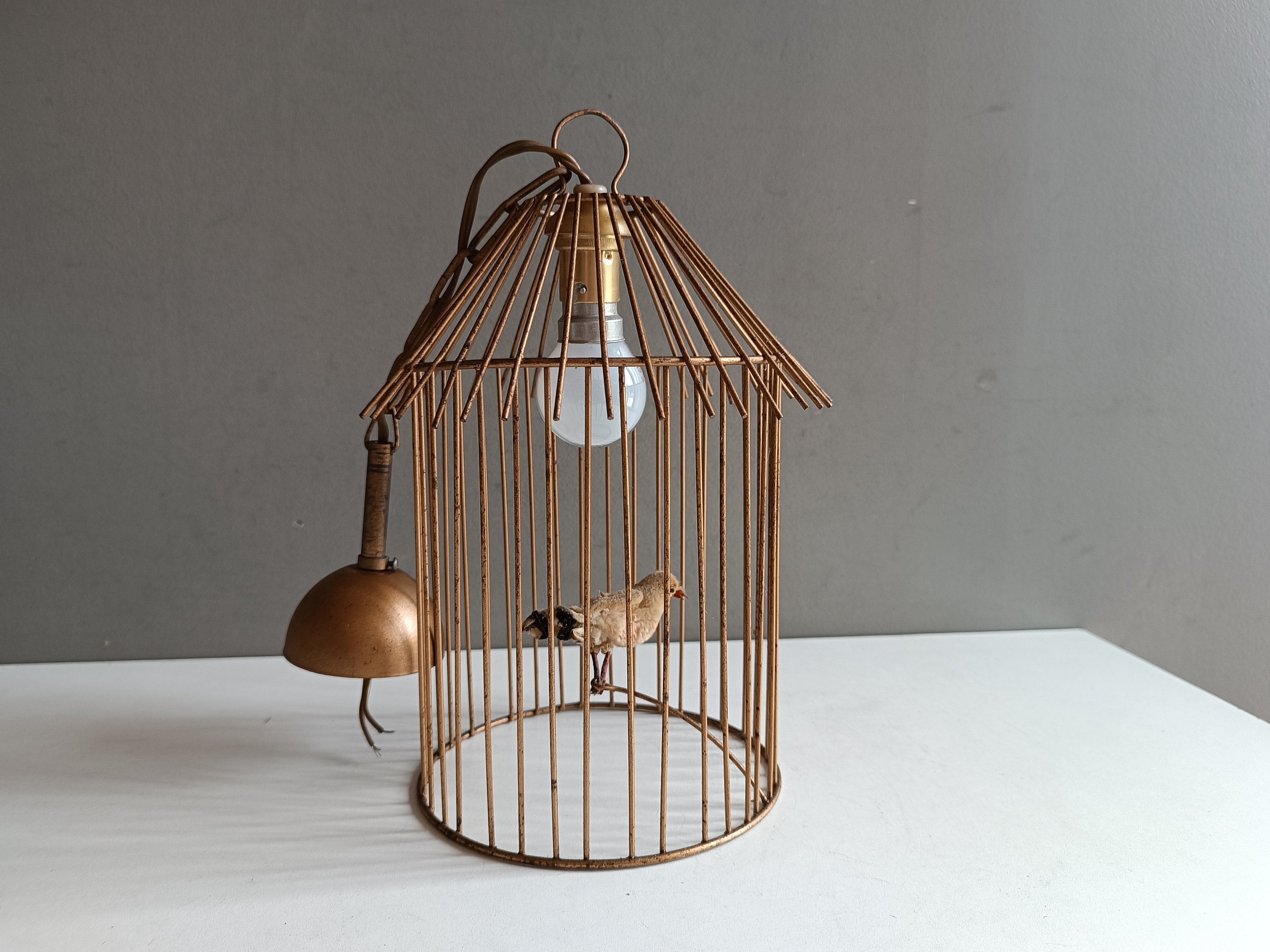 1930s Ol & Co. Brass Birdcage