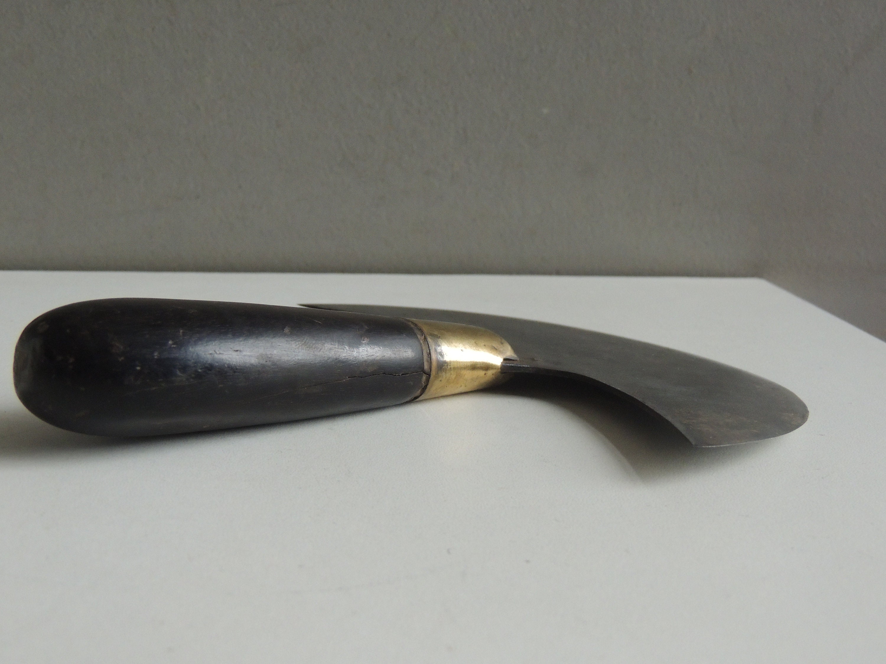 Antique French Half Moon Knife Blanchard Foot Knife / Leather Etsy