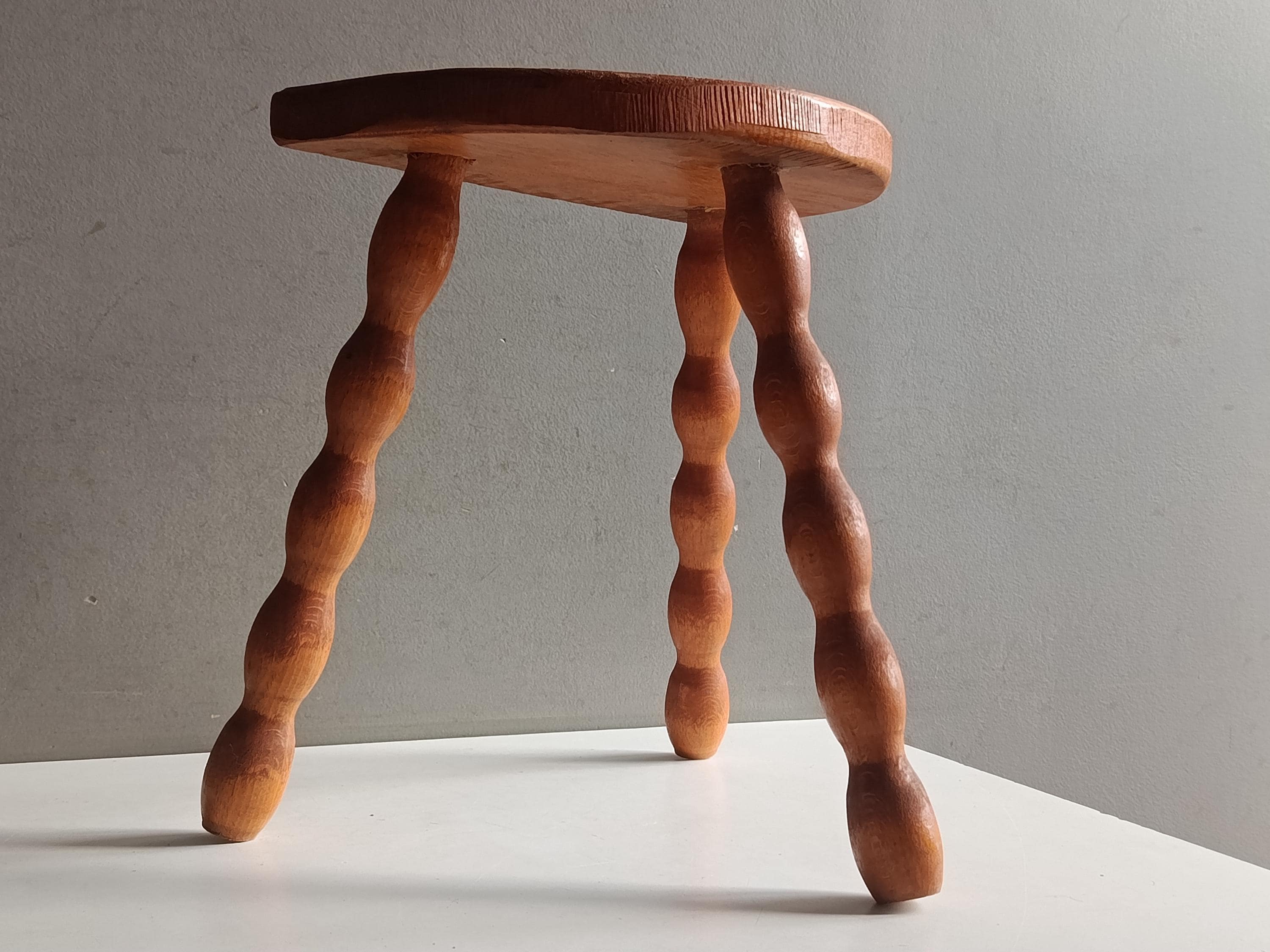 Vintage Bobbin Leg Table - Etsy