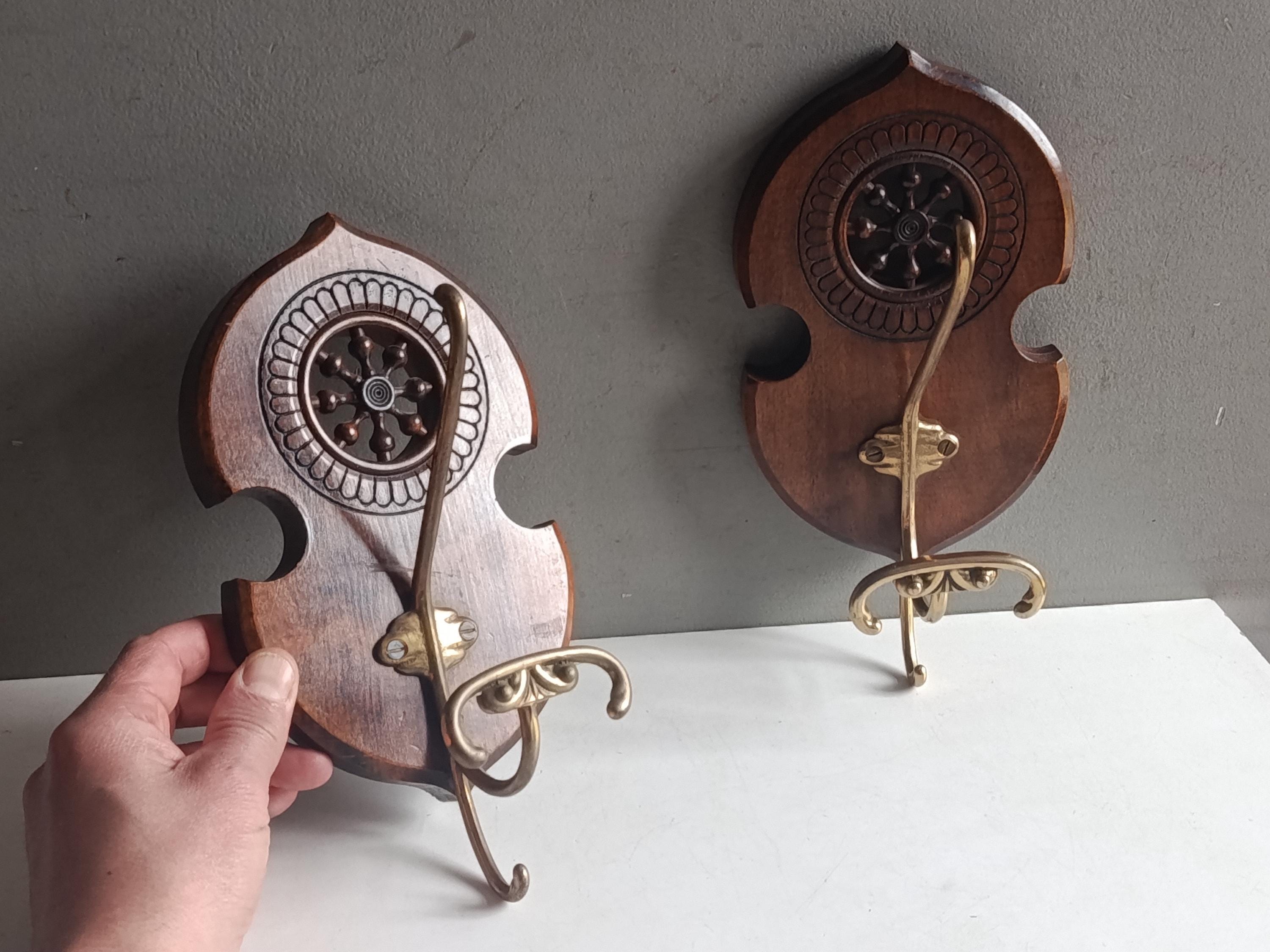 Ensemble de porte manteaux mural avec miroir