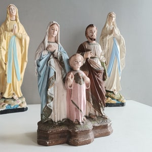 Figurine de Jésus-Christ de Sainte Famille intensifie l'enfant