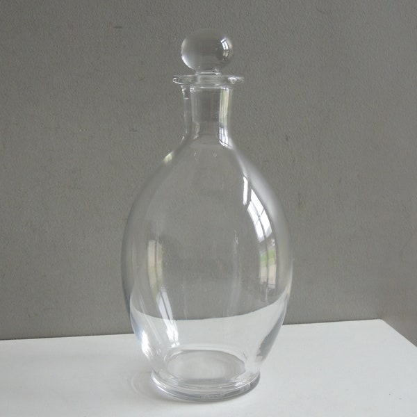 French antique Baccarat crystal decanter carafe jug cruet Golf Juan shape