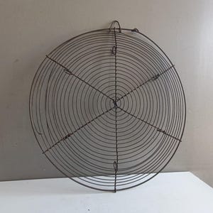 Antyczny duży stojak na ciasto z 6 nogami / chłodzenie ciasta / podstawka / dekoracja ludowa rustykalna kuchnia vintage