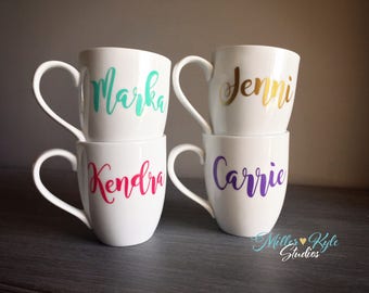 name coffee mug etsy