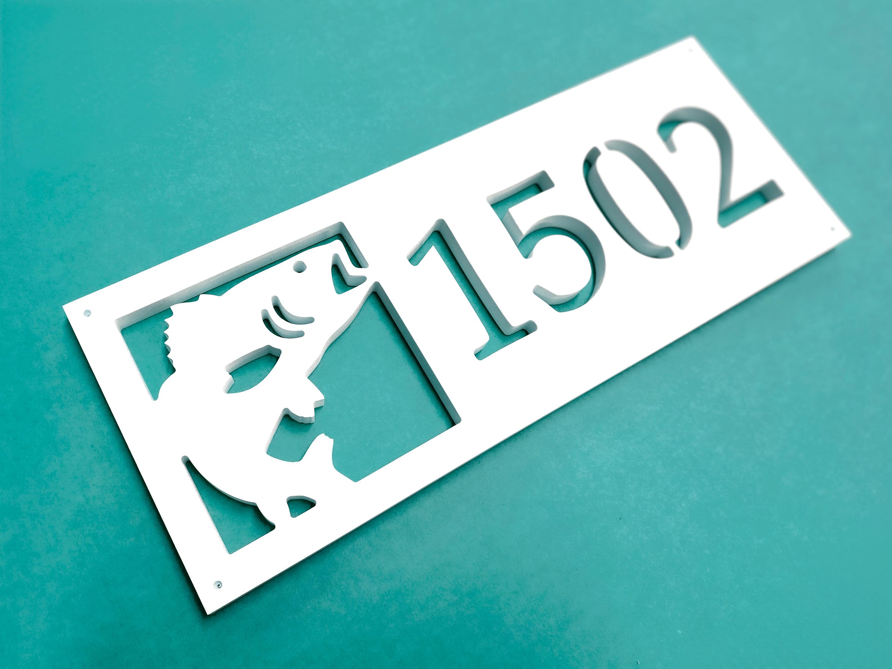 Largemouth Bass Fish Address Sign: Weatherproof Lake House Numbers - Etsy
