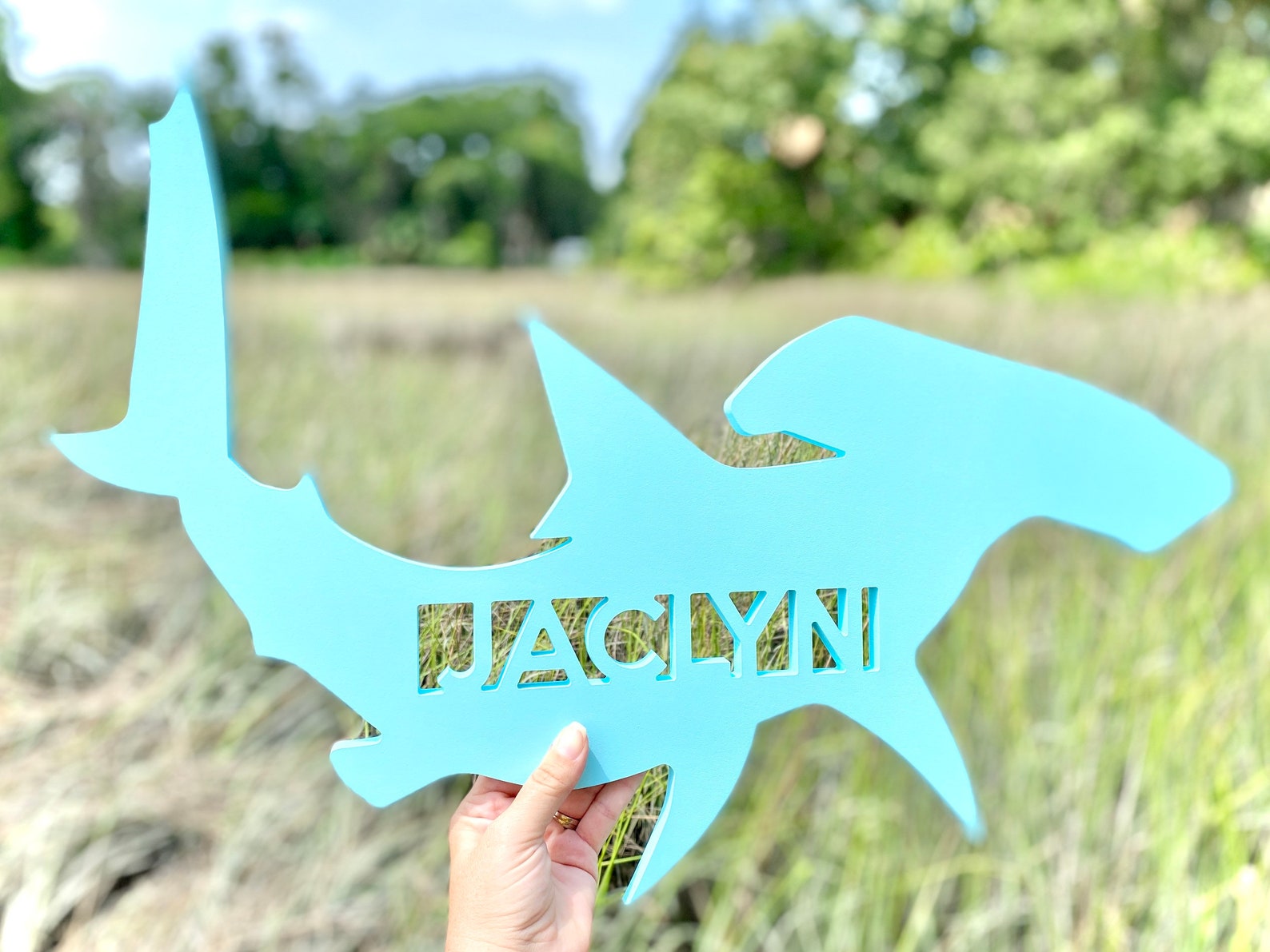 Hammerhead Shark Name Sign Kids Shark Bedroom Decor Shark - Etsy