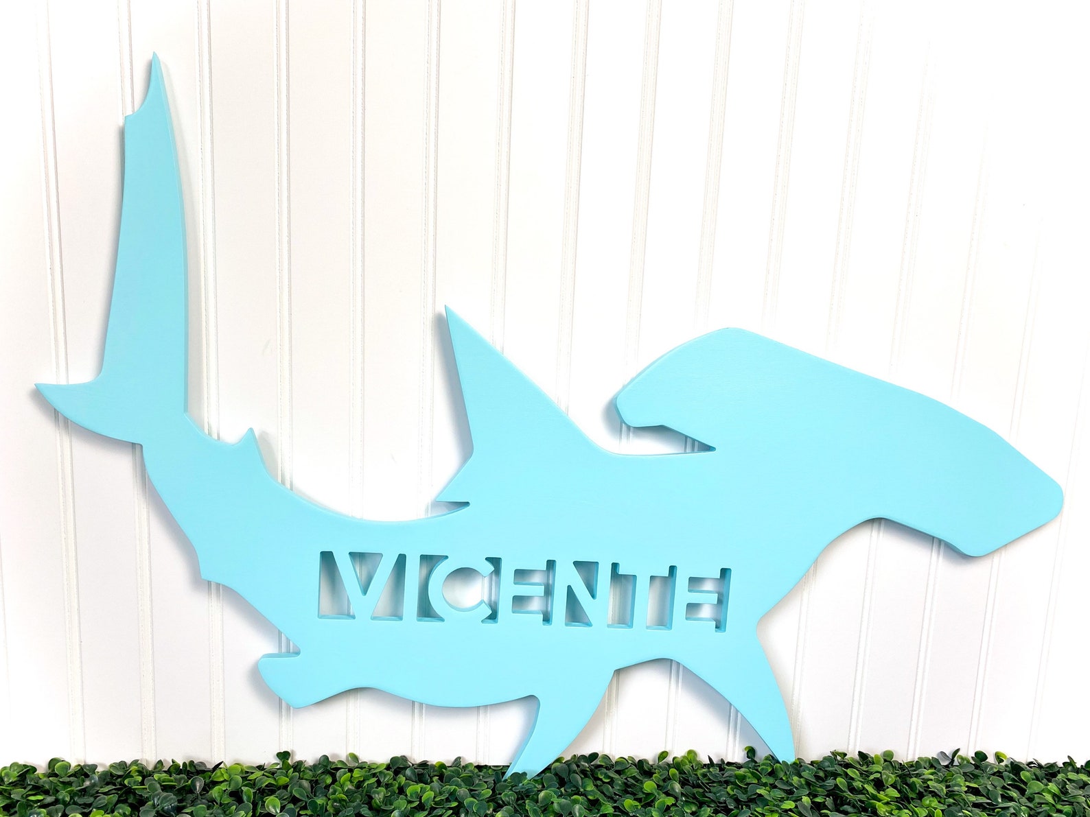 Hammerhead Shark Name Sign Kids Shark Bedroom Decor Shark | Etsy