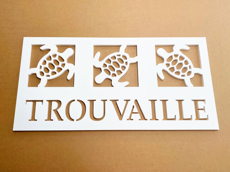 Custom Sea Turtle Sign: Weatherproof Coastal Home Decor - Etsy