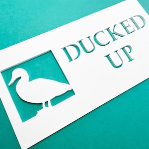 Personalized Duck House Sign: Weatherproof PVC Lake House Decor