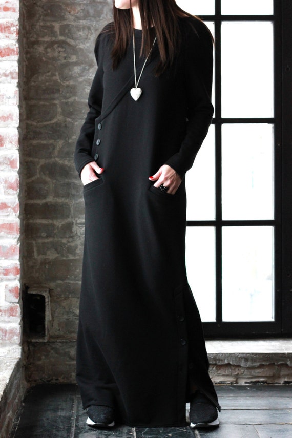 long black cotton dress