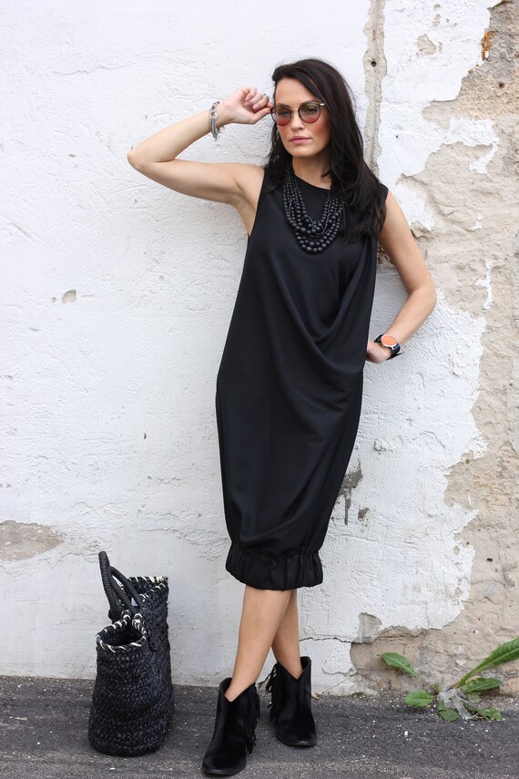 black festival dress