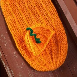 Pumpkin cocoon & hat image 1