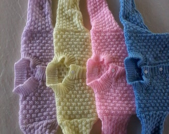 Knitted baby sweaters