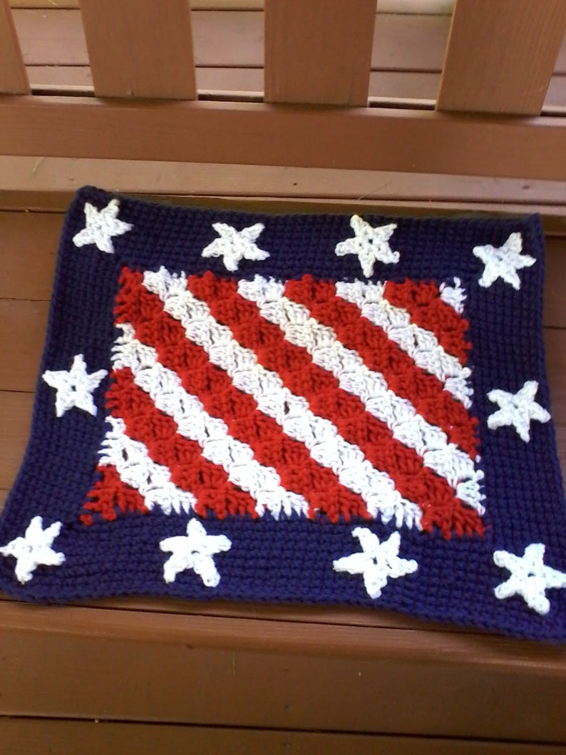 Patriotic Placemats Americana USA Placemats Set of Four Etsy