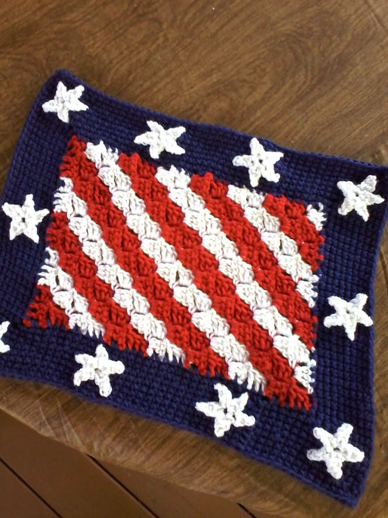 Patriotic Placemats Americana USA Placemats Set of Four Etsy