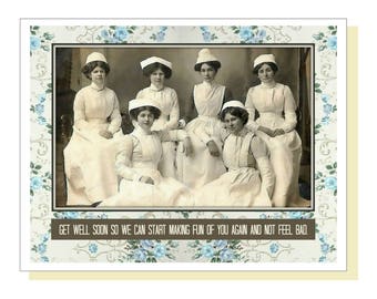 Get Well Soon - Funny Get Well Card