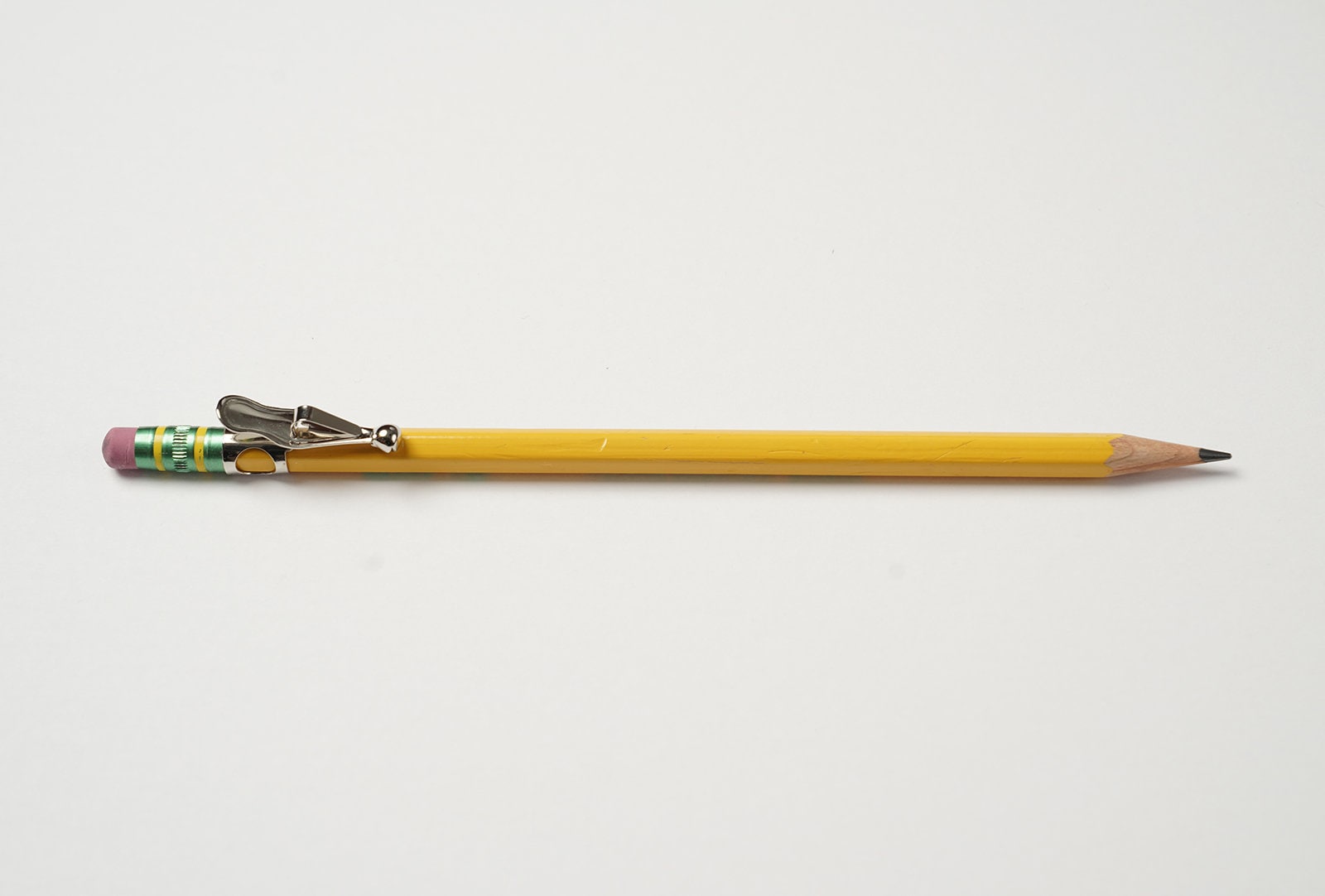 10 USA Made Nickel Plated Pencil Clips: Faultless Spring Lever Design ...