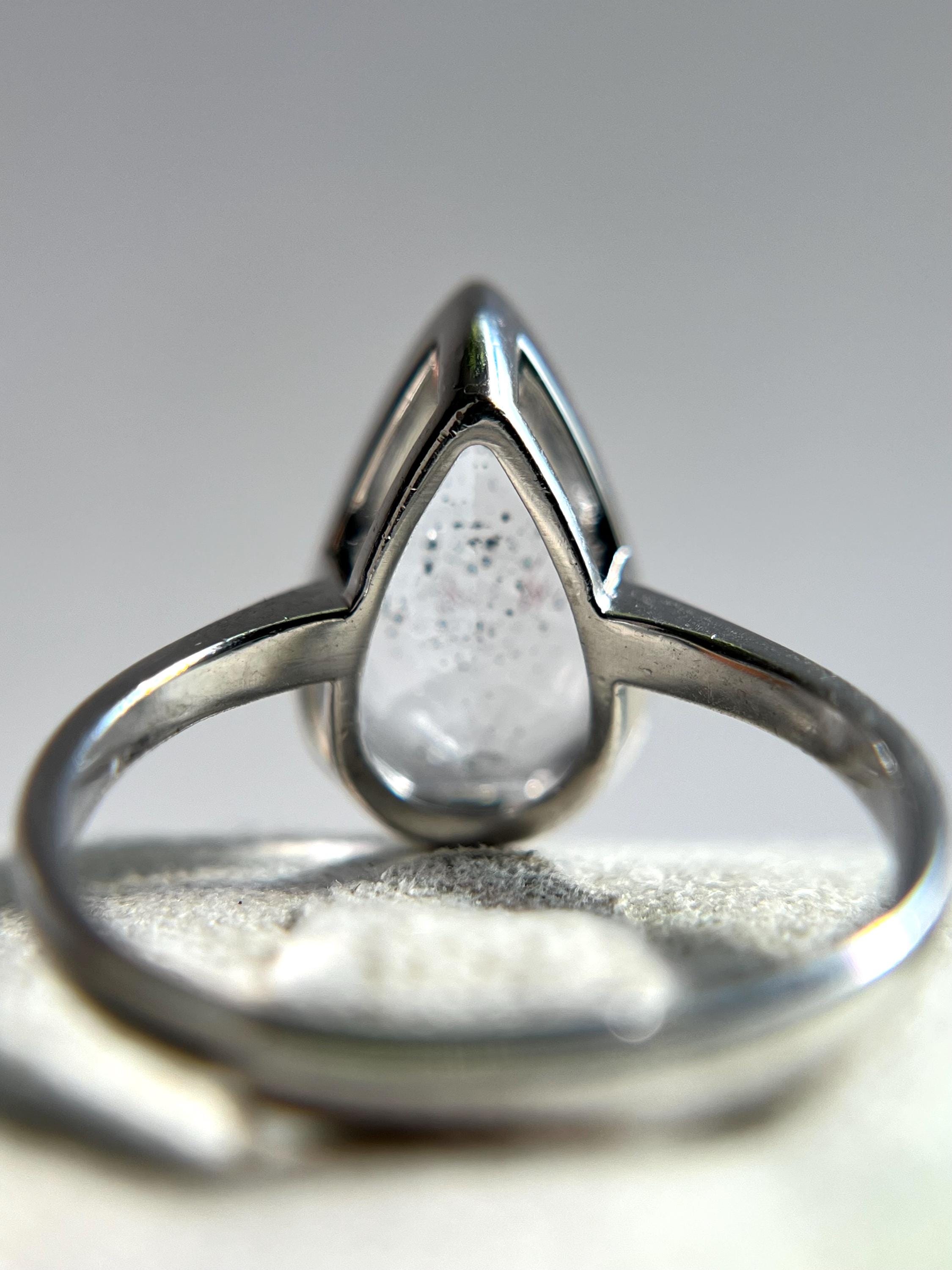 ピンク ファイヤークォーツ 宝石リング - Etsy 日本