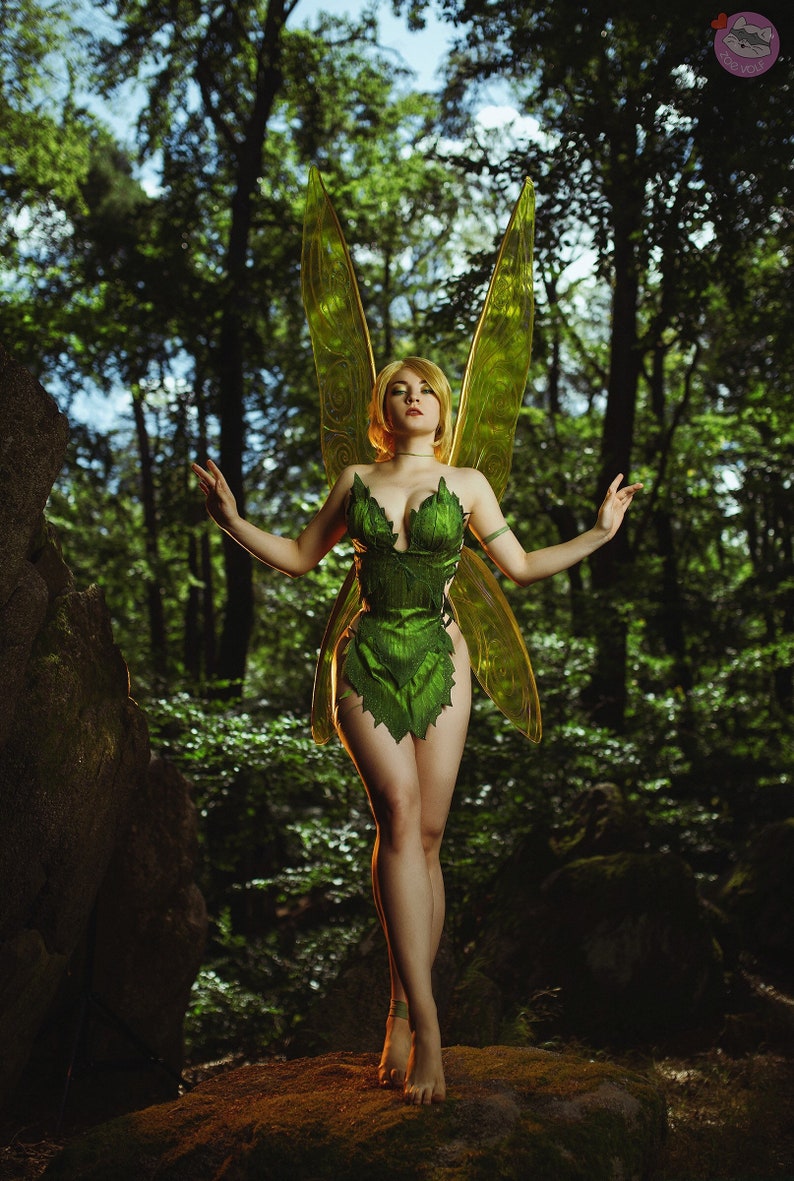 Custom made Tinkerbell inspired costume original Tinkerbell outfit Tinkerbell costume image 6