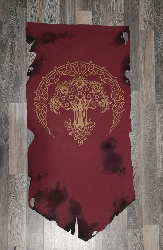 Handmade  Malenia, Blade of Miquella inspired elden ring cosplay flag / cape