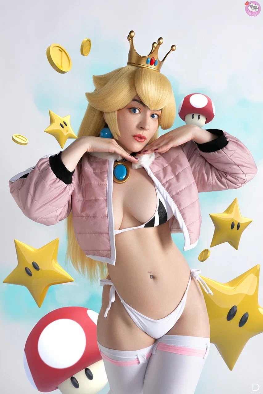 Cosplay print  - Princess Peach, Supermario