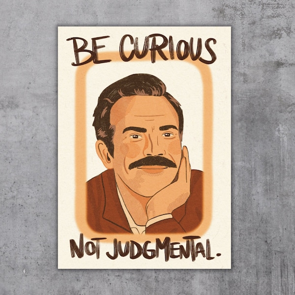 Be Curious Not Judgemental Poster - Etsy