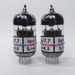 6N1P-EV 6N1 6H1n Matched Pair (2pcs) Vacuum Tubes / Valves Voskhod New NOS