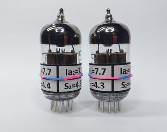 6N1P-EV 6N1 6H1n Coppia abbinata (2 pezzi) Tubi a vuoto / Valvole Voskhod Nuovo NOS