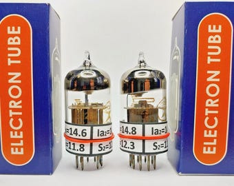 6N23P 6DJ8 ECC88 6Н23П Matched Pair (2pcs) Voskhod 1979s Tested Tubes