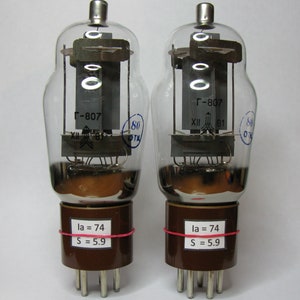 MATCHING DATE CODES black plate Matched pair: Hytron 5Y3WGTA vacuum tubes square getter ring brown base- new old stock