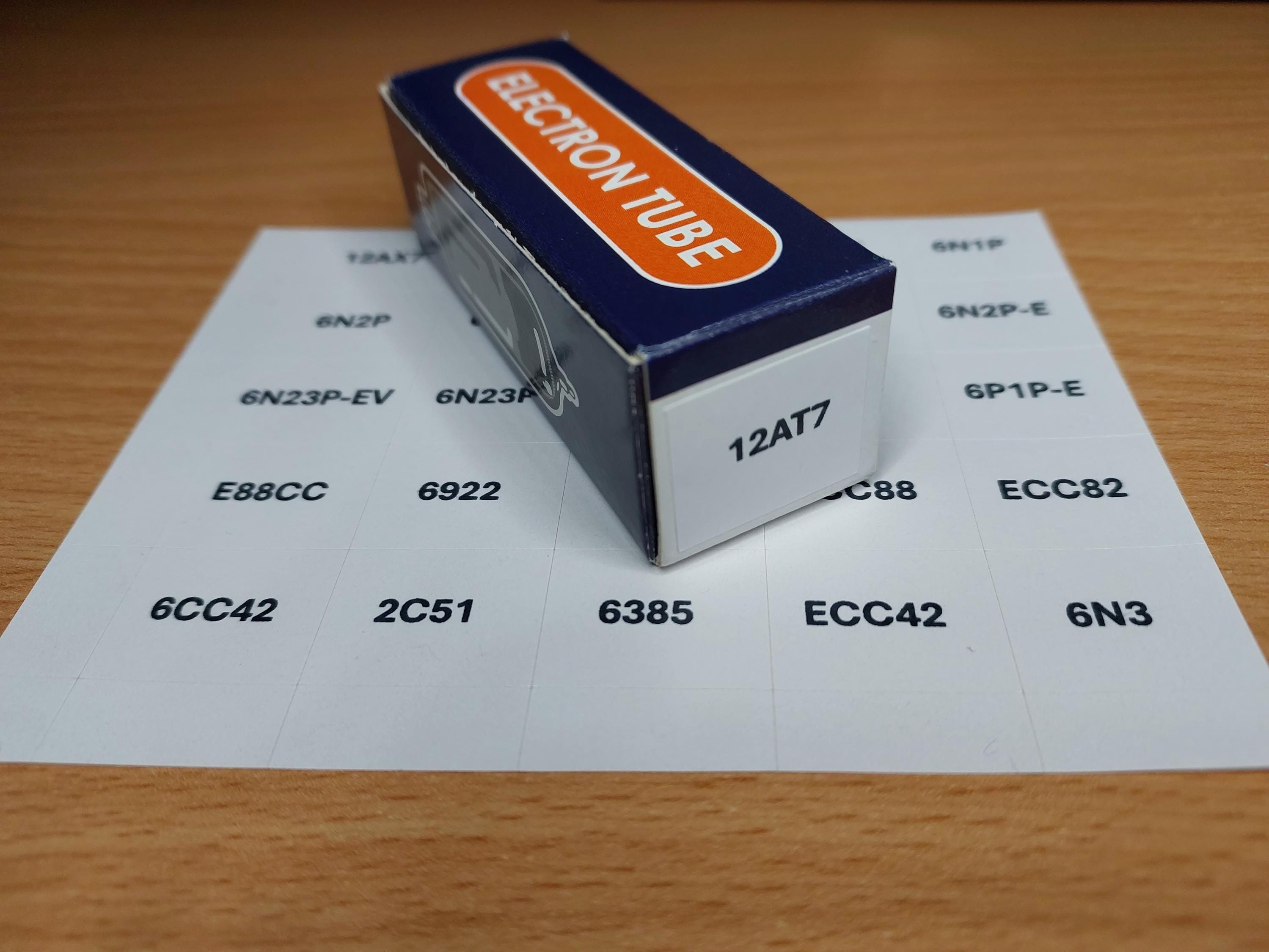 25 Boîtes Carton Pour Tubes électroniques (12AX7, 12AU7, ECC83...) - Protection Et Rangement