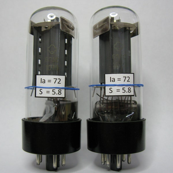 US Stock! 6P3S / 6L6GC / 6П3С / 6P3P Matched Pair Tetrode Reflektor Tube / Valve NEW