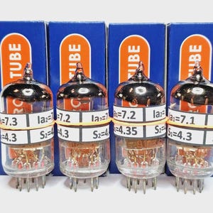 6N1P 6N1 6Н1П Matched Quad (4pcs) TUBES / Valves New NOS