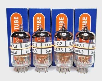 6N1P 6N1 6Н1П Matched Quad (4pcs) TUBES / Valves New NOS