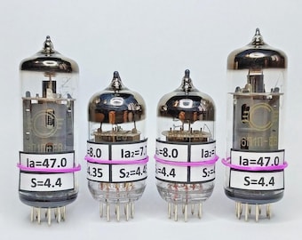 6P1 pair + 6N1 pair (4pcs) Matched & Balanced TUBES Upgrade Nobsound 6P1 6N1 amp