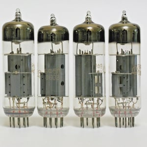 4x 6F5P / 6GV8 / ECL85 / 6Ф5П Triode - Pentode vacuum tubes NEW NOS