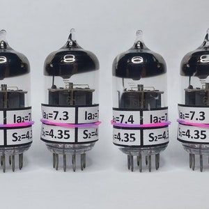 6N1P 6N1 6Н1П Matched Quad (4pcs) TUBES / Valves New NOS