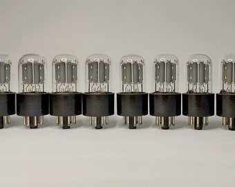 10x 6N9S / 6H9C / 6SL7 / 6N9P / 6N9 Same Date double triode Reflektor tubes NOS