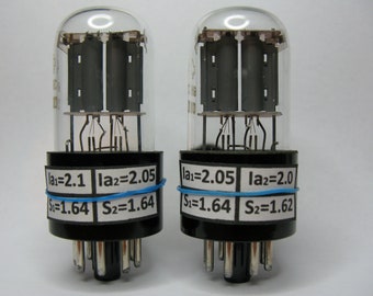 US Stock! 6N9S / 6H9C / 6SL7 / 6N9P / 6N9 Matched Pair (2pcs) 1970's Tubes / Valves NOS