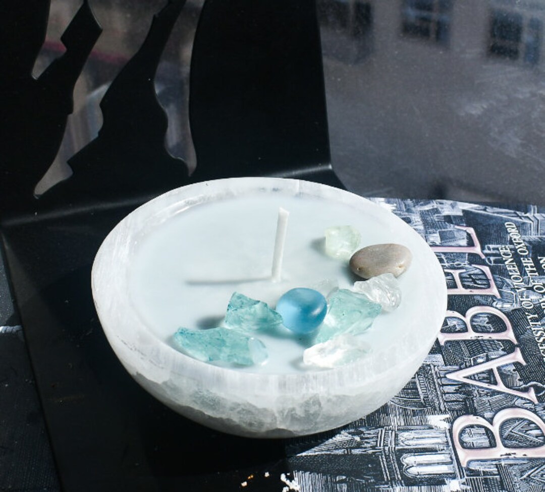 Something Blue Soy Candle - Blue Matte Jar - 15 oz (Salt and Sea) main image 1
