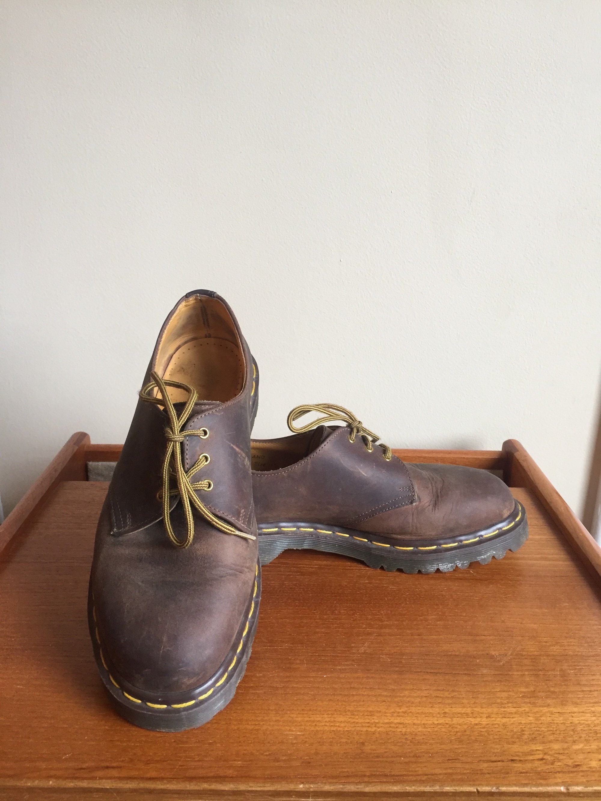 doc martens brown leather