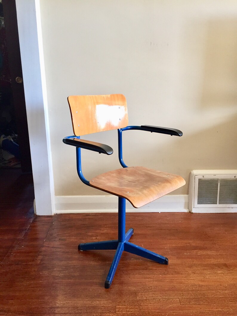 1950s Industrial Desk Chair Vintage Image 0