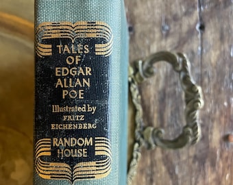 Tales of Edgar Allan Poe Vintage Hardback Book 1944 Fritz Eichenberg Random House