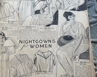 Sears Roebuck Catalog Random Collection of 10 Pages From Original