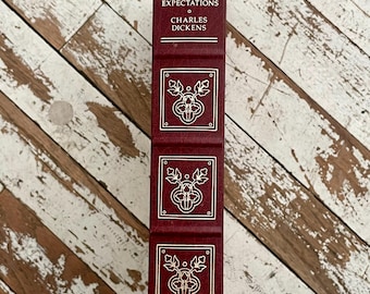 Great Expectations by Charles Dickens The Franklin Library Classic Leather Spine Vintage Hardback Book