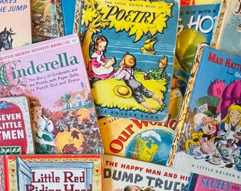 Your Choice Vintage Little Golden Books Older Copies 1940s 1950s Children’s Stories