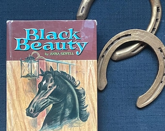Black Beauty by Anna Sewell 1955 Vintage Hardback Book Classic Horse Story Whitman
